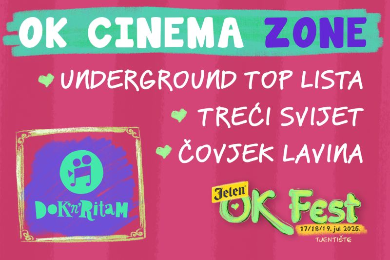 Muzički dokumentarci pod zvijezdama: OK Cinema Zona i ove godine dio programa Jelen OK Festa