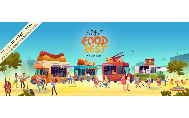 Od 23. jula do 1. avgusta: Street food fest nova manifestacija u Banjoj Luci