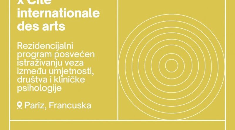 Poziv za prijave: Rezidencijalni program „Umjetnost, društvo i psihoterapija“ 2027
