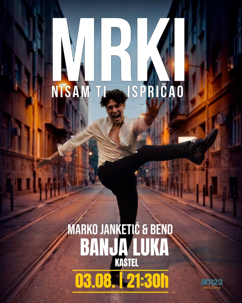 Sjajna monodrama: „Mrki – nisam ti ispričao“ 3. avgusta na tvrđavi Kastel