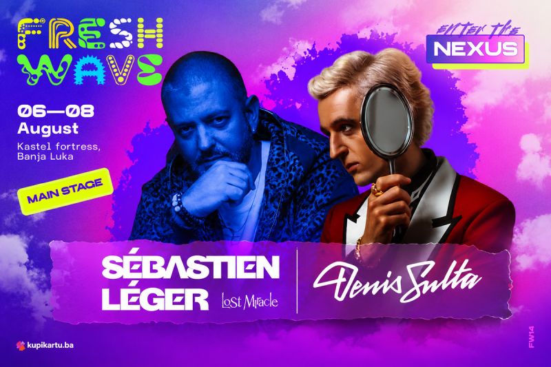 Svjetske zvijezde Sébastien Léger i Denis Sulta dolaze na Freshwave festival