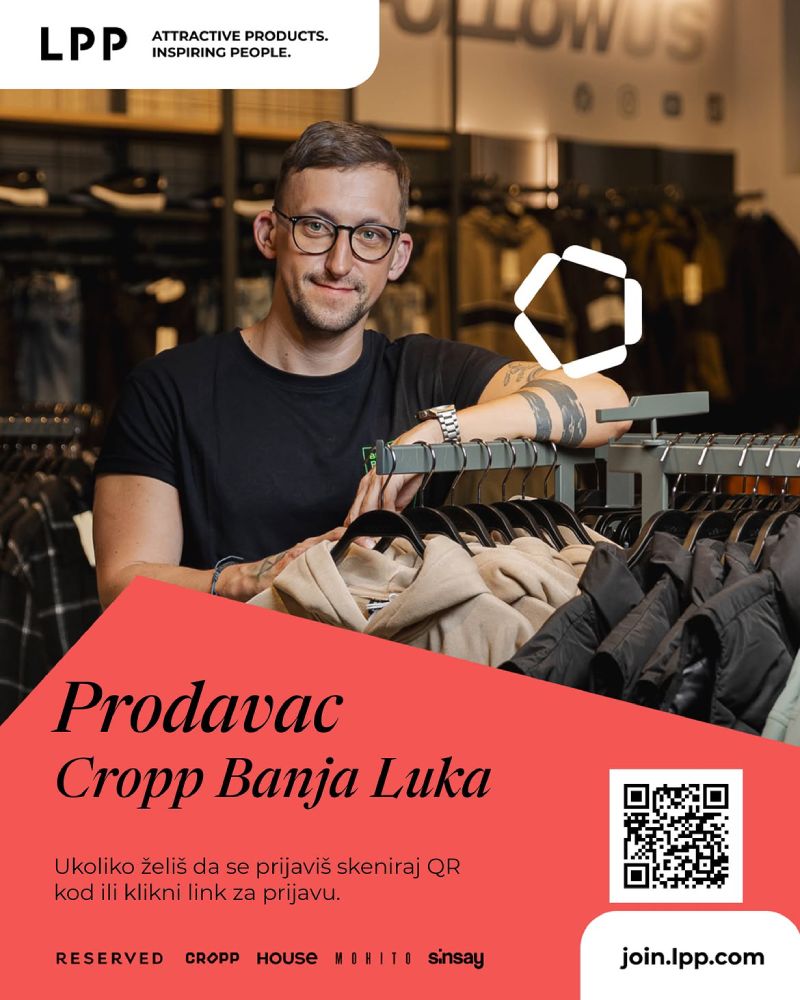 Cropp zapošljava