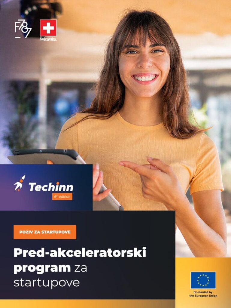TechInn 6: Poziv za pred-akceleratorski program za razvoj startupova