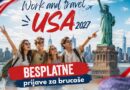 Besplatne prijave za Work and Travel USA 20247 za brucoše