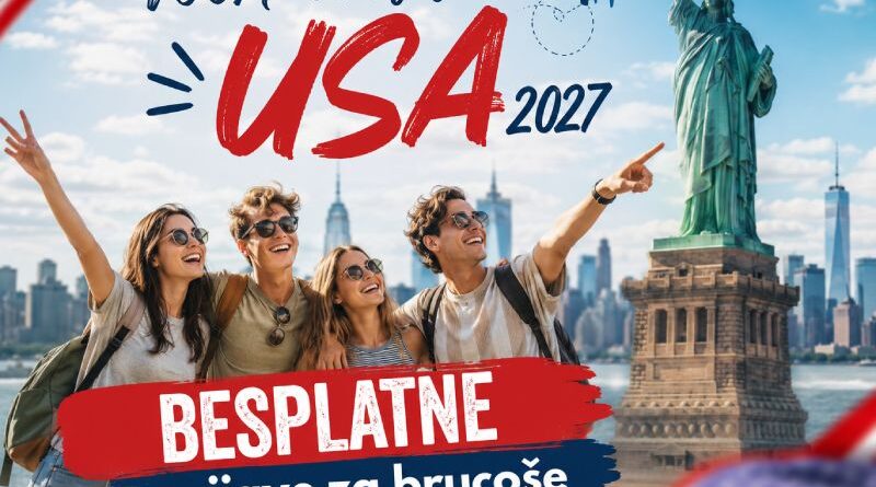 Besplatne prijave za Work and Travel USA 20247 za brucoše