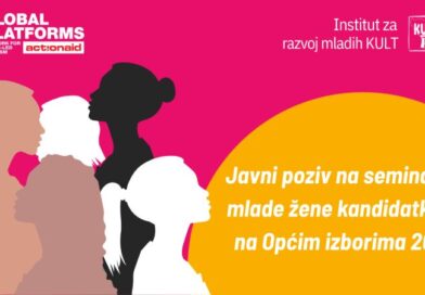 Javni poziv na seminar za mlade žene kandidatkinje na Opštim izborima 2026.