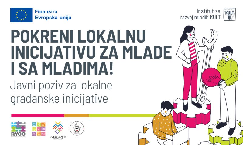 Javni poziv: Pokreni lokalnu inicijativu za mlade i s mladima