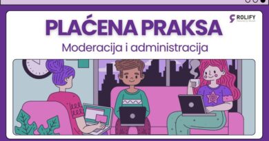 Plaćena praksa u Rolify zajednici: moderacija i administracija