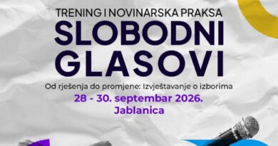 SLOBODNI GLASOVI 2026: Trening kamp i novinarska praksa