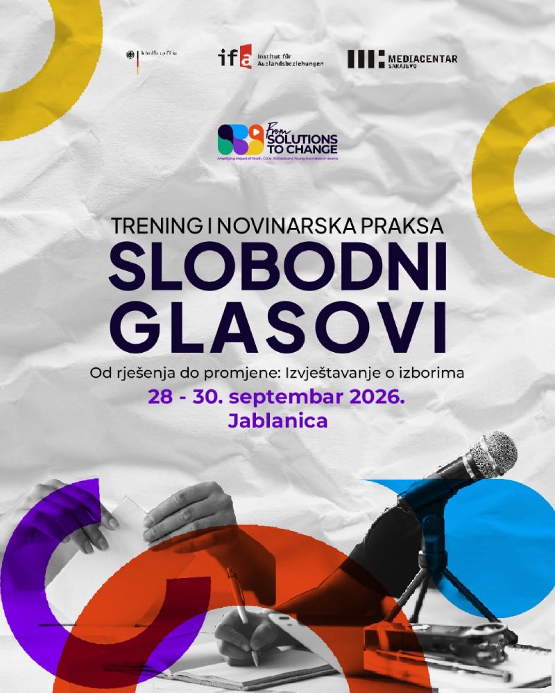 SLOBODNI GLASOVI 2026: Trening kamp i novinarska praksa
