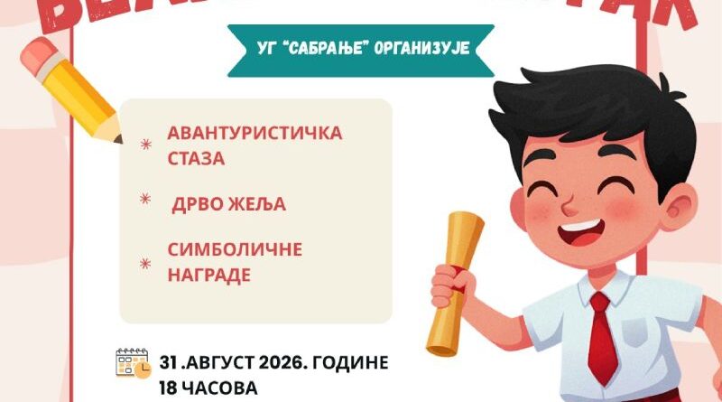 „Spreman za Veliki početak“: Udruženje „Sabranje“ priprema edukativne radionice za školarce u Parku „Mladen Stojanović“