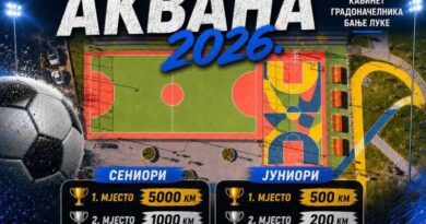Turnir u malom fudbalu „Akvana 2026“ od 12. do 14. avgusta