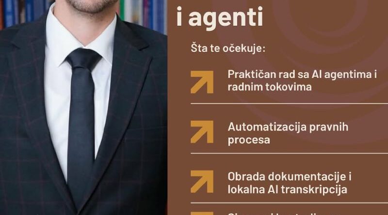 AI LabLaw – AI radni tokovi i agenti u advokatskoj kancelariji