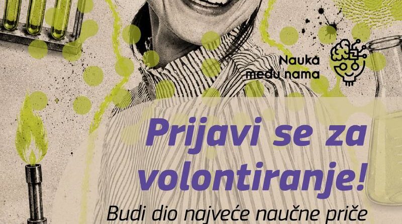 Evropska noć istraživača traži volontere