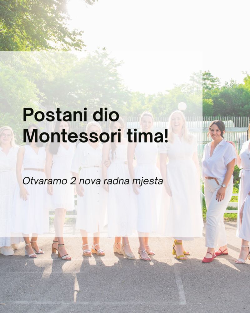 Montessori zapošljava