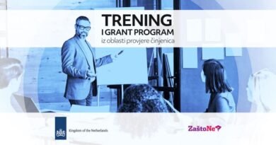Poziv medijima iz BiH na trening i grant program iz oblasti provjere činjenica