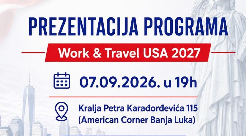 Prezentacija programa Work & Travel USA 2027