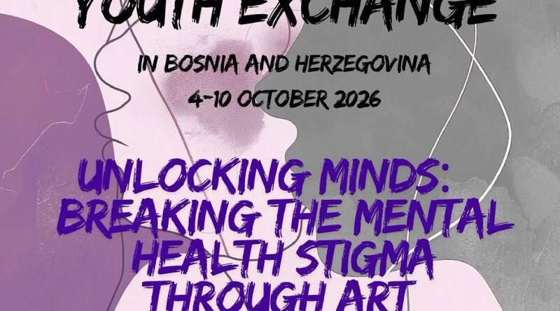 Youth Exchange "Unlocking Minds - Breaking the Mental Health Stigma Through Art"