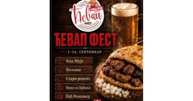 „Ćevap fest“ od danas u Parku „Mladen Stojanović“
