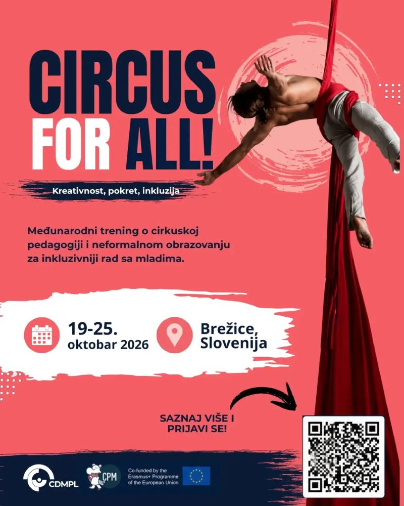 Trening "Circus for All!" u Sloveniji