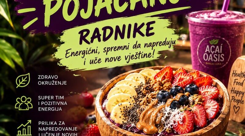 Açai Oasis zapošljava