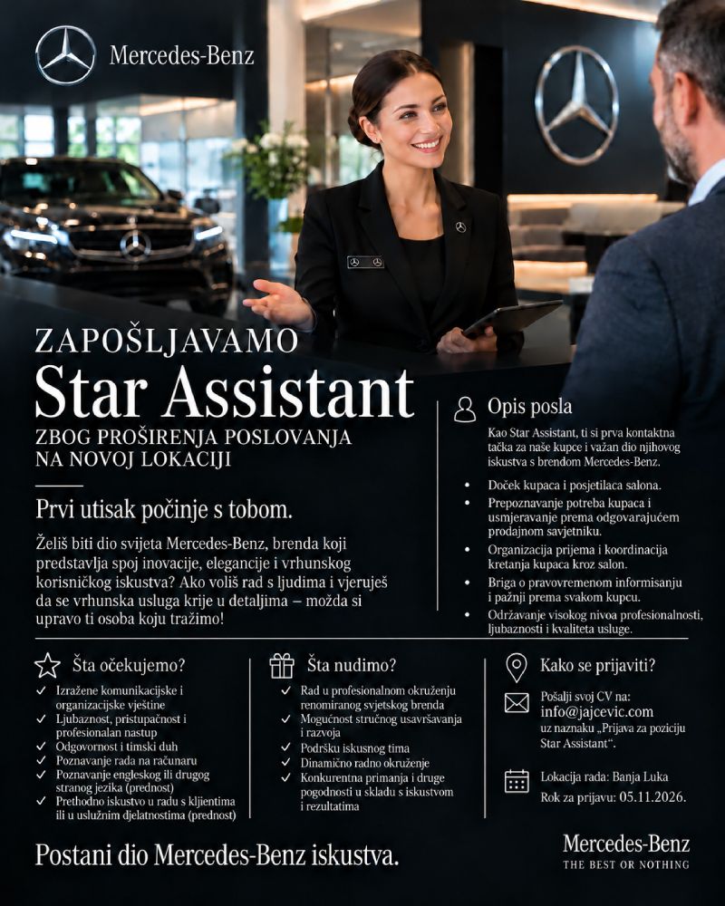 Autokuća Jajčević zapošljava
