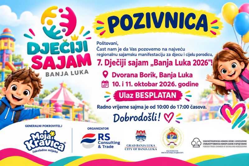 Banja Luka ovog vikenda domaćin Dječijeg sajma