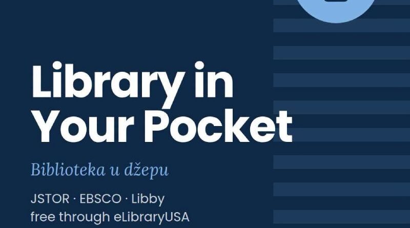 Biblioteka u džepu: besplatan pristup eLibraryUSA