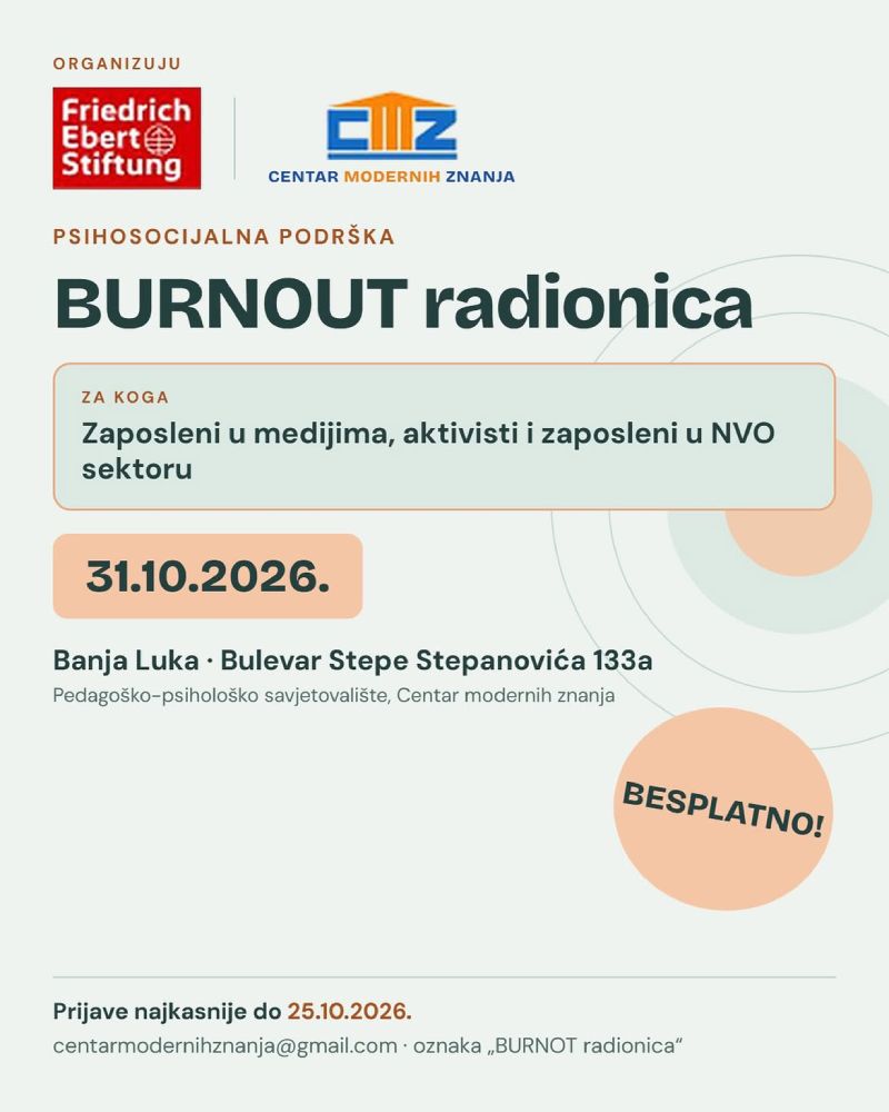 Burnout radionica