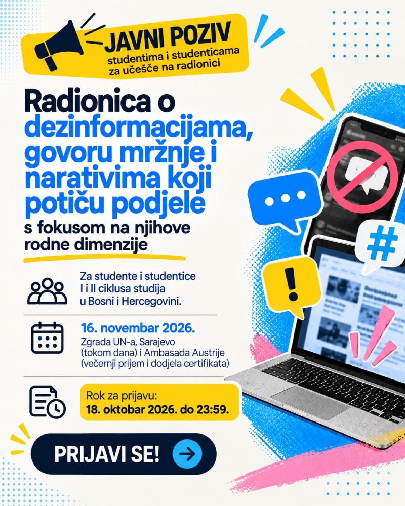 Radionica "Jačanje medijske i informacijske pismenosti i digitalne otpornosti"