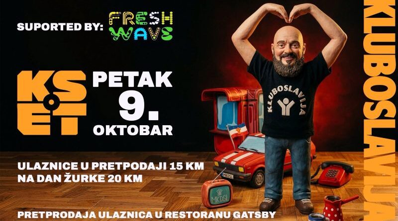 Šlageri, disco, folk, pop, etno i rock u novom ruhu: Kluboslavija stiže u Banjaluku
