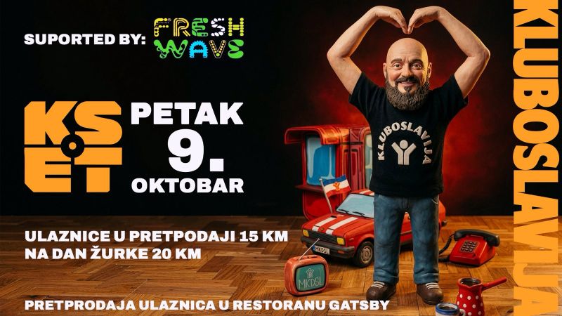 Šlageri, disco, folk, pop, etno i rock u novom ruhu: Kluboslavija stiže u Banjaluku