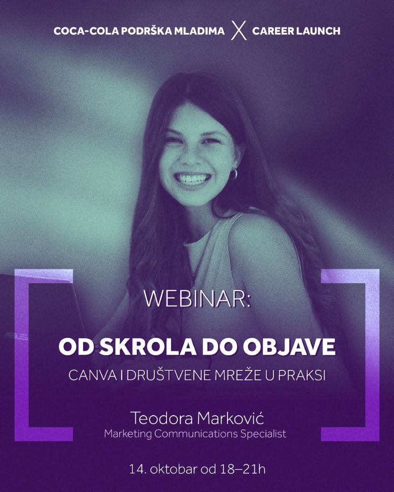 Webinar "Od skrola do objave - Canva i društvene mreže u praksi"