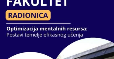 Radionica "Optimizacija mentalnih resursa: Postavi temelje efikasnog učenja?"