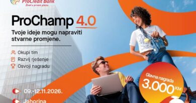 Počinje ProChamp 4.0: ProCredit Bank okuplja novu generaciju mladih talenata, nagrada 3.000 KM