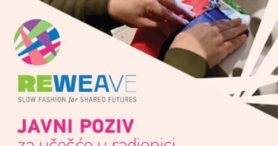 Radionici "ReWeave - Slow Fashion for Shared Futures"