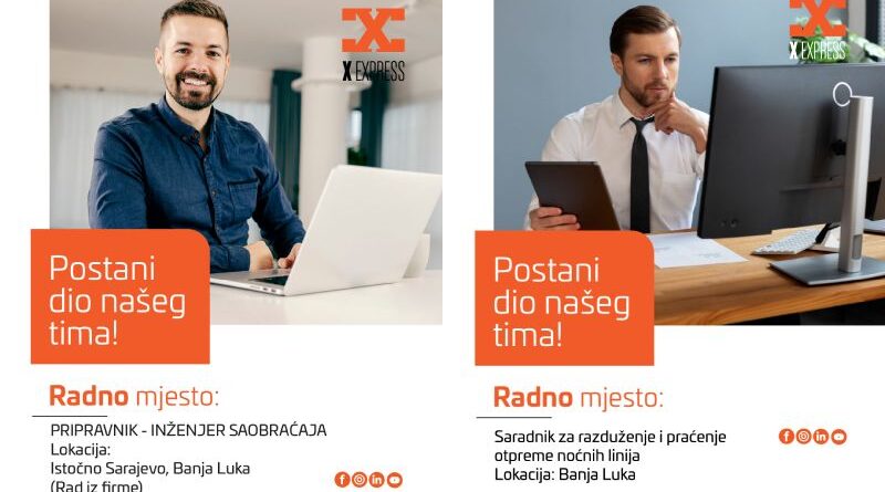 X Express zapošljava