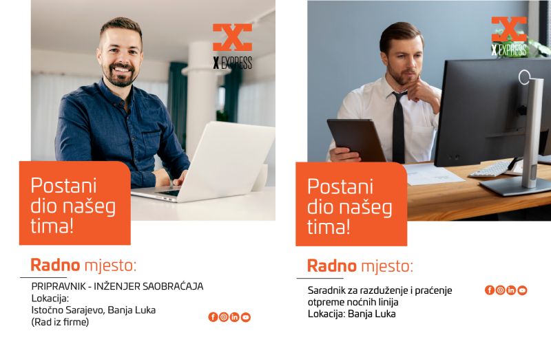X Express zapošljava
